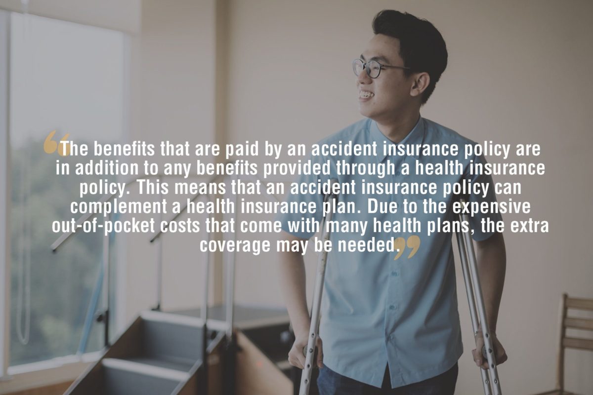 What does accident insurance cover?